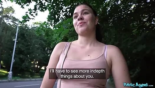 Public Agent - Amateur Keira Flow Cant Wait to Swallow Cum