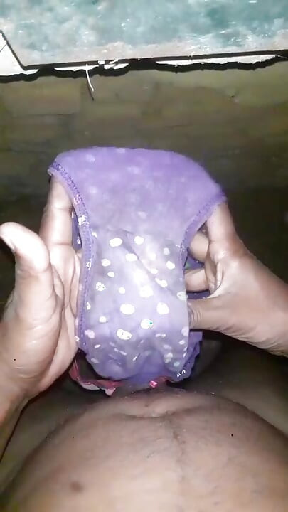 Indian boy masturbution with bhabhi panty and bra