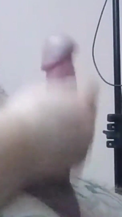 caught me jerking off and helped me cum #3 | Clip 1