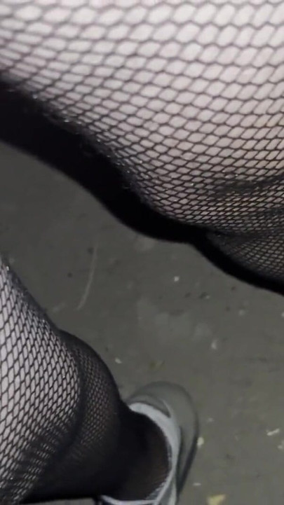 Jaw-dropping moment from "Night walking in pantyhose close road teen boy flash no pants"