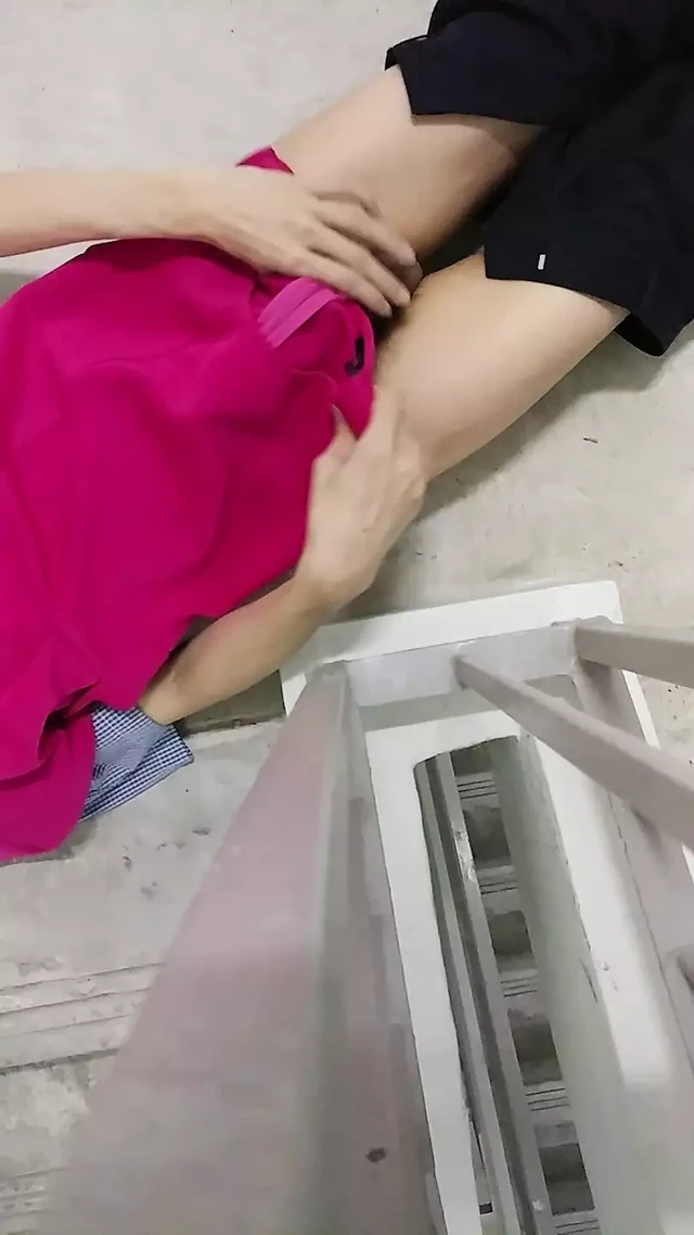 Busting my nut on a pink dress.