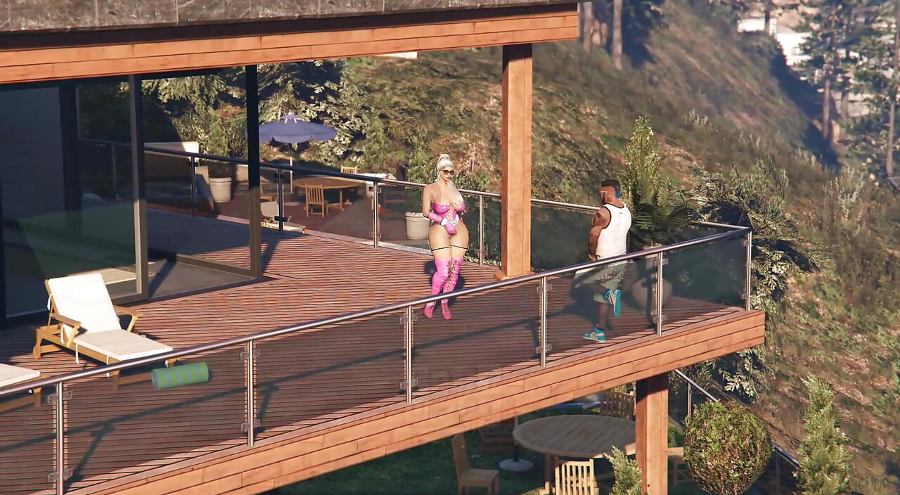 GTA V Franklin Clinton x Premium Pink Boots Lady (3D Animation) (FULL)