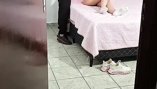 Stepdaughter arrives home from Carnival in the early morning and gives a blowjob.