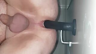 Follada anal y masturbación con plug anal
