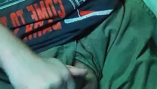 Calca Cargo porn video – week sperm.  view from above. cargo pants