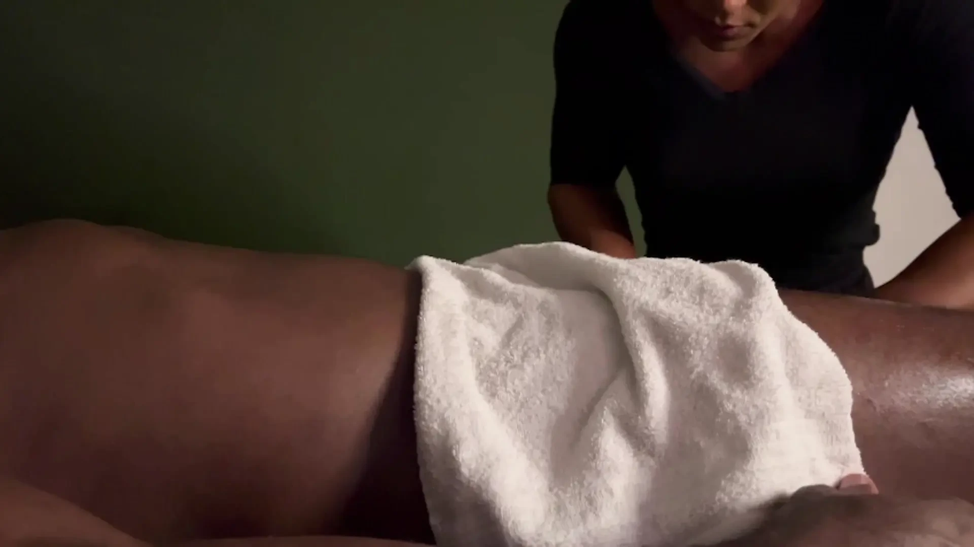 Trans masseuse taking advantage of gifted BBC client and filmed with cell phone  part one