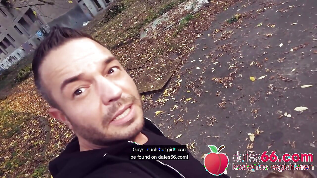 Blonde Claudia Swea screwed in the middle of Berlin!
