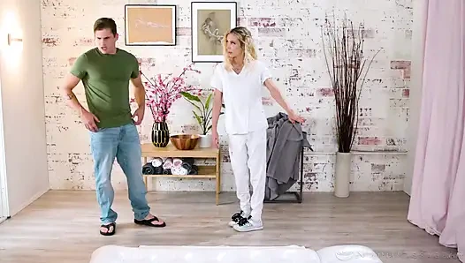 Nuru massage - seks threesome ganas bareng aiden ashley, dan victoria voxxx yang lagi asik bertempur sama kontol besar