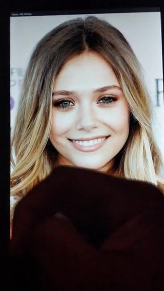 Трибьют спермы для Elizabeth Olsen