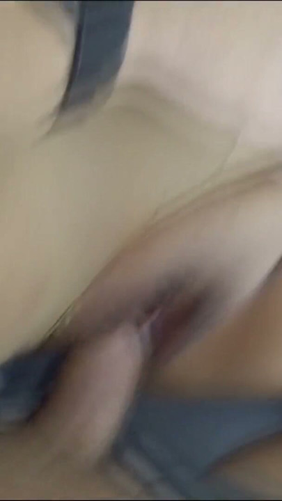 POV creampie sextape with white office dress stocking slut moaning | Clip 1
