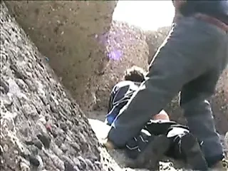 Sex in a cave by the Beach