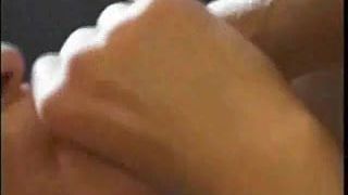 Freaky blonde Girl has a pussy shaking Orgasm ...F70