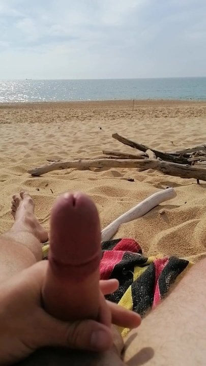 Handjob Beach with sun