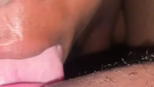 Amature Ebony teen Sloppy Sucking Huge cock  DSL  Before getting juicy Pussy Fucked