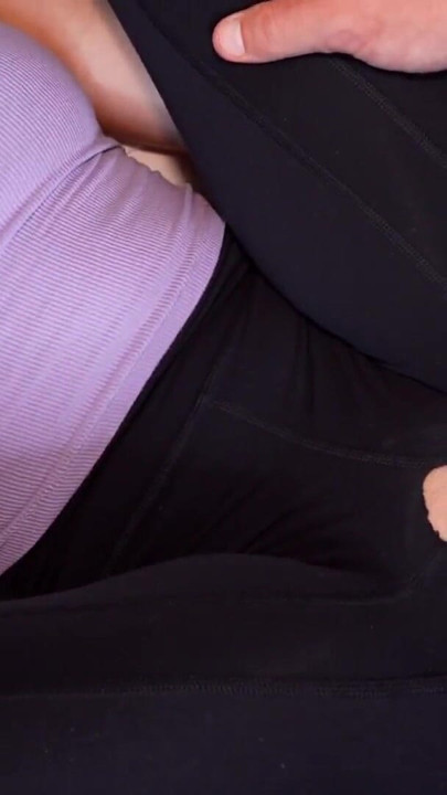 Pawg gets her leggings ripped and pussy creampied | Clip 1