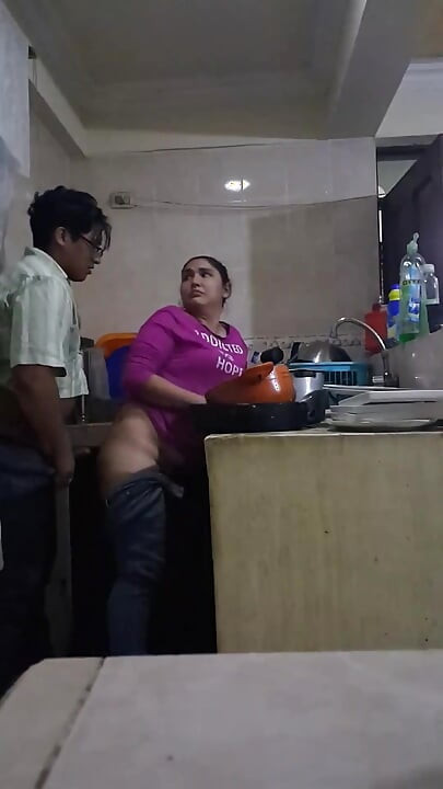 Fucking and Sucking with the Employee in the Kitchen