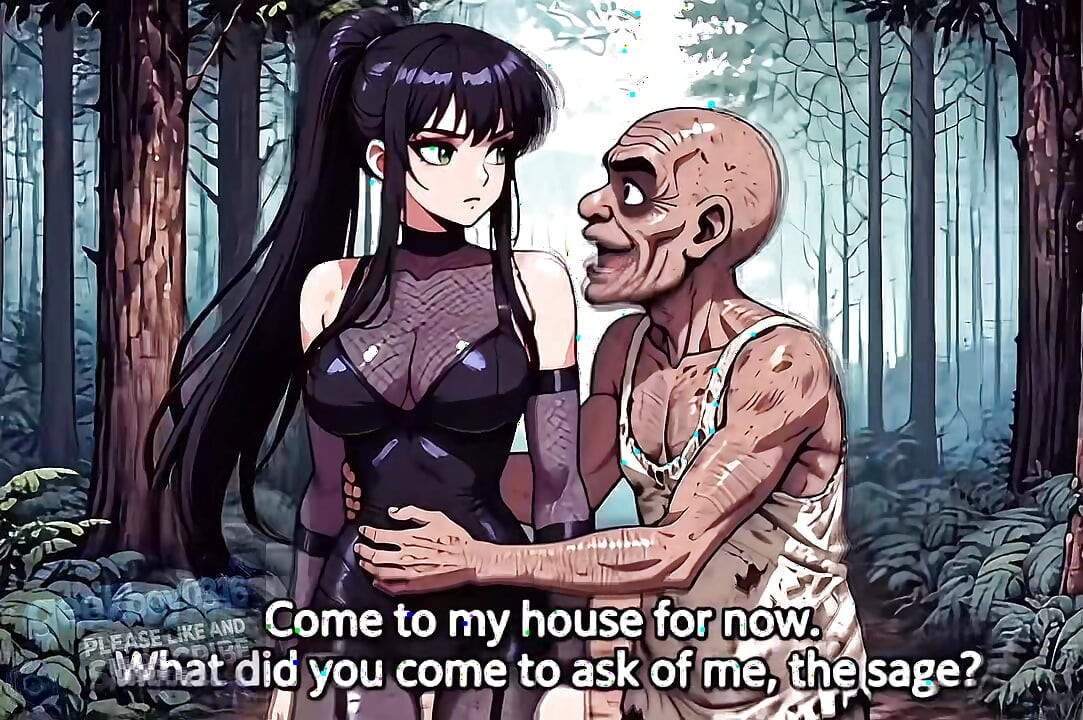 Pelajaran terakhir dari gadis ninja hot sama pria tua yang salah - ciuman, ejakulasi, permainan lotion - hd - hentai ai generated