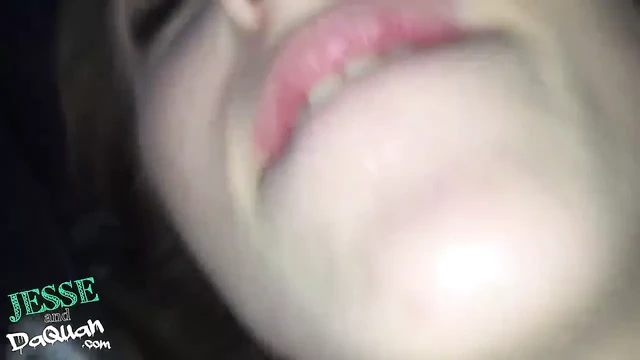 Close up of me creaming on a big black cock