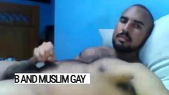 Muzułmański arabski sportowiec szarpie się dla gejów - arabski gej