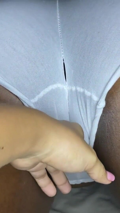 I record my best friend's cameltoe and end up her with a harness | Clip 1