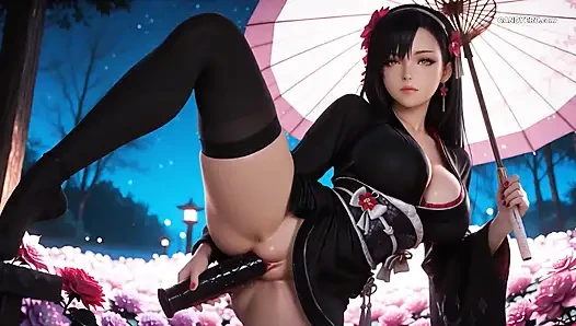 AI Generated Tifa Lockhart Final Fantasy Sex In The Lewd Gardn