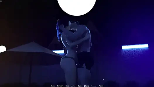 Nayla с большой задницей трахается с огромным членом и скачет на кримпай-киске