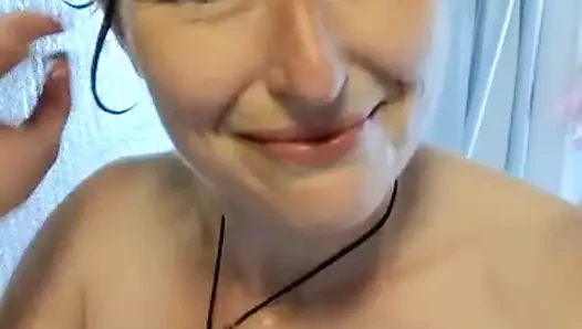 Mistress Wriggler plays with her stunning tits in a super hot and sexy s...