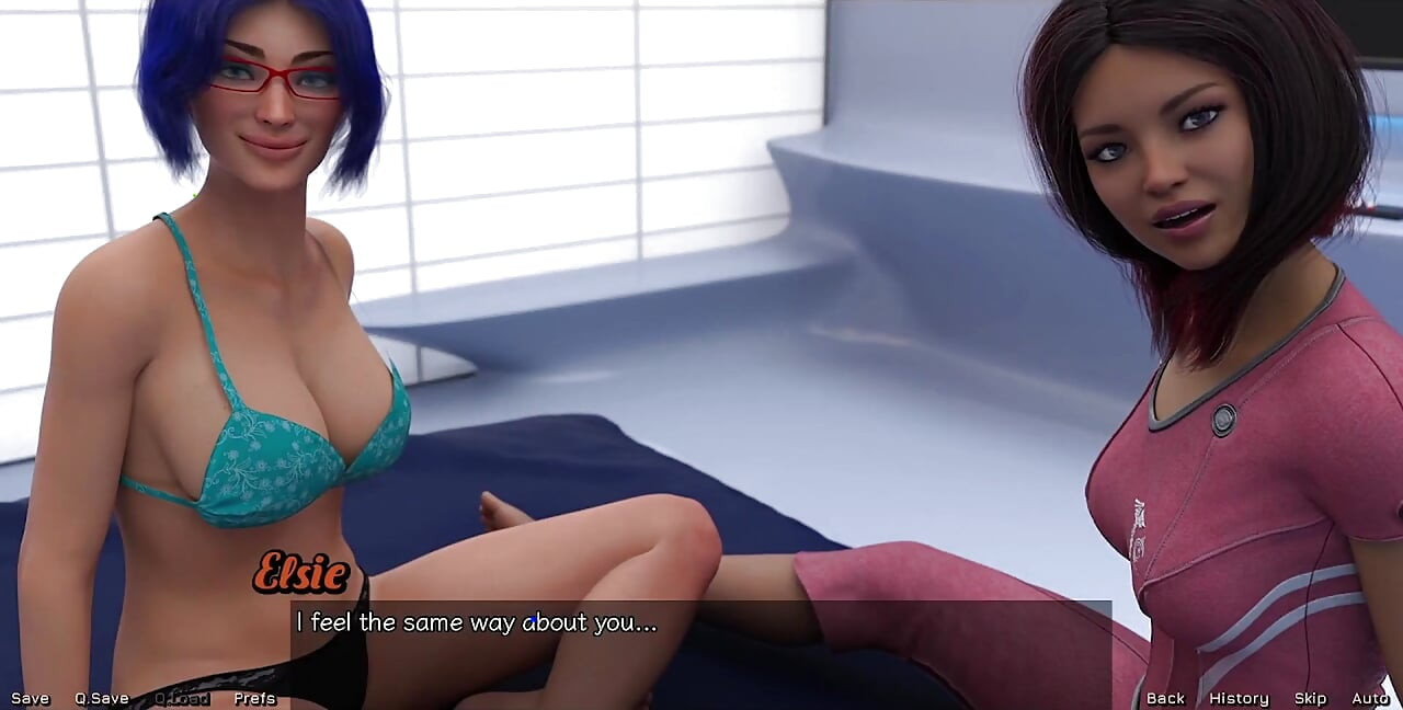 Stranded in Space - Hot Secretary Makes Out with Girl Next Door