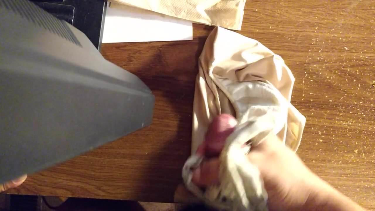 Cumming with panties