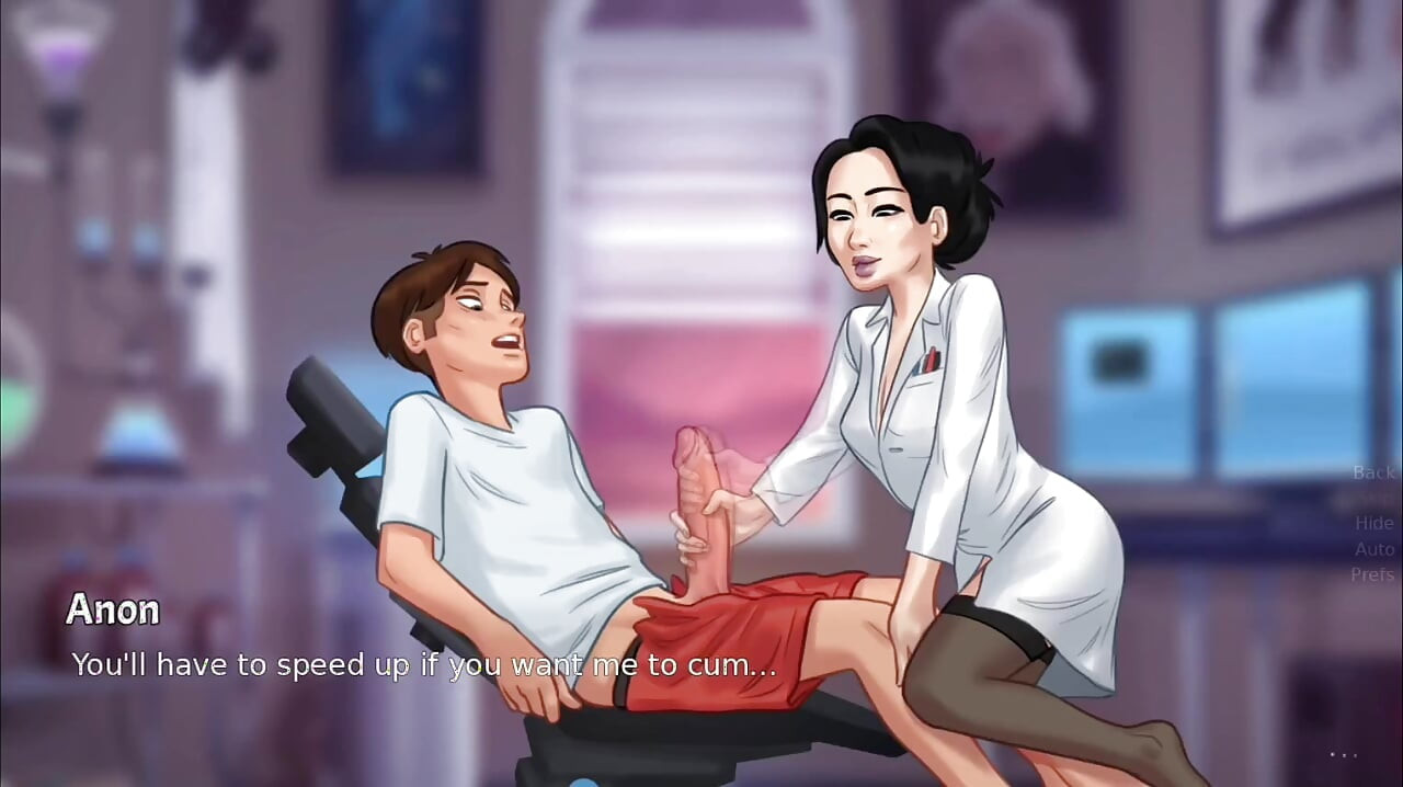 Miss Okita จัดการควยใหญ่ของ Anon เพื่อการทดลองของเธอ