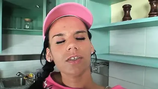 Young girl takes the cock of an old man