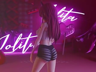 Mmd R-18 - chicas anime sexy bailando (clip 109)