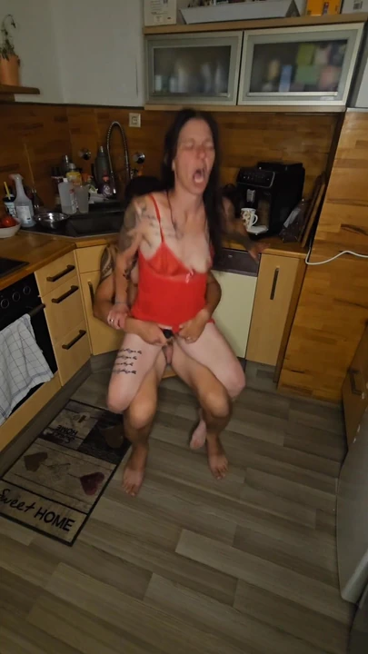 Epic moment from "Wife fucked in the kitchen"