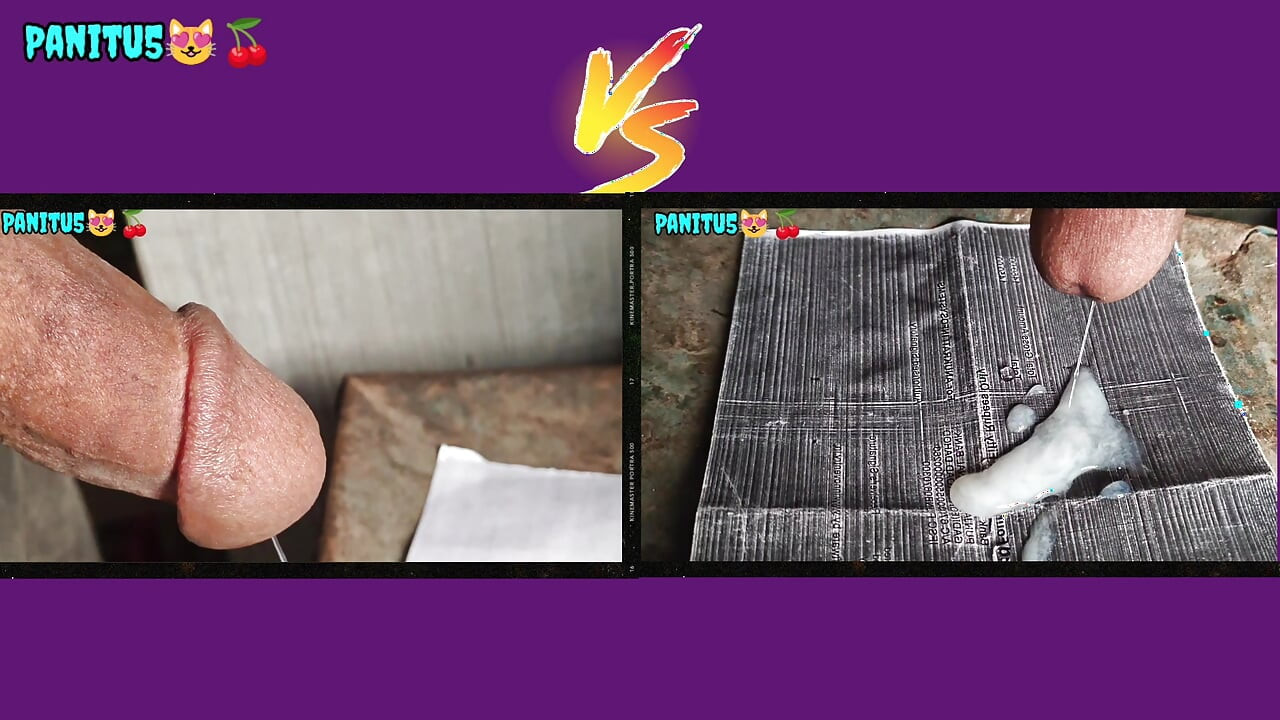 Real Desi Solo Cumshot Challenge - Two Videos Combined, Who Wins the Load Battle