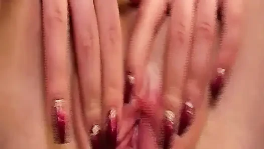 Blonde Deepthroats Thick Cock with Sloppy Drool
