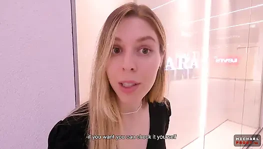 Unlucky Shoplifter Fucked in Mall Toilet - Risky Sex - POV