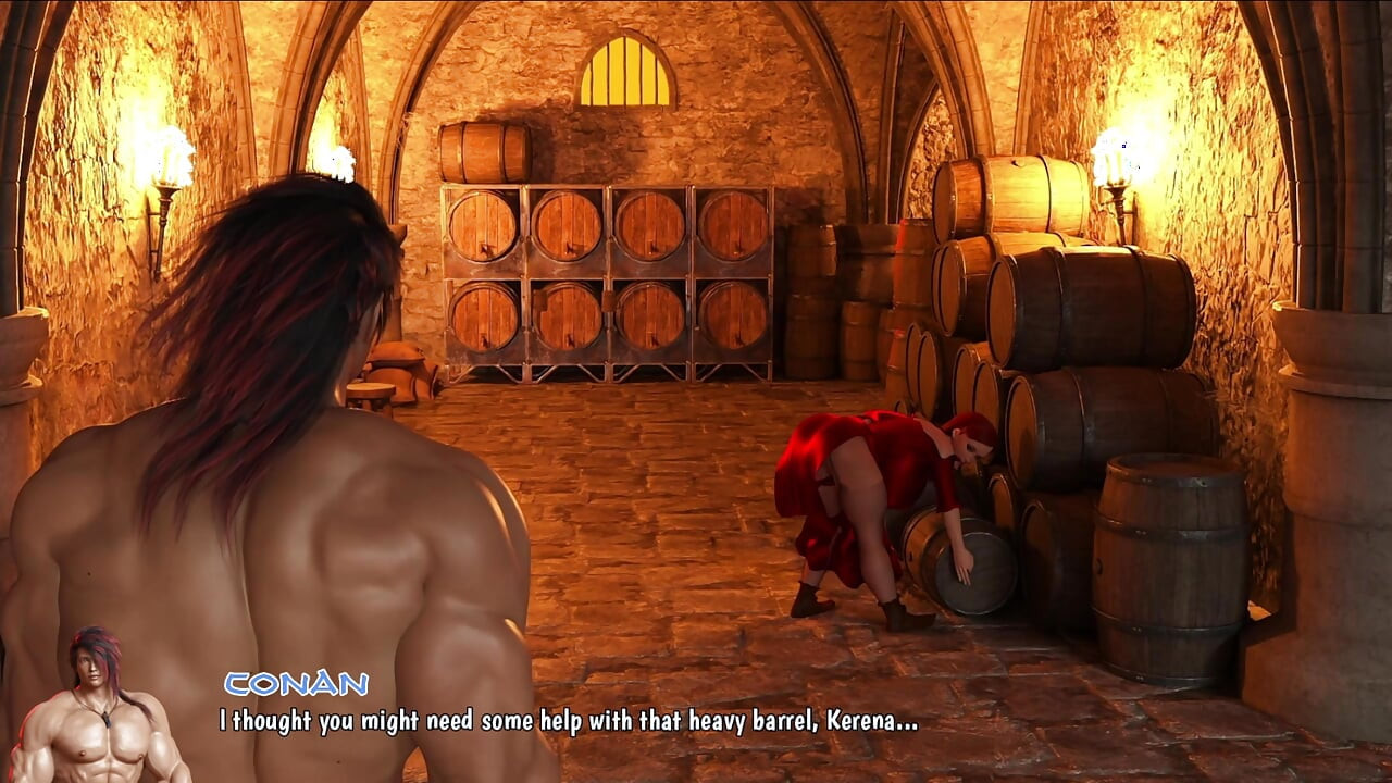 Conan Rails Tall Kerena Hard - Squeezes Her Massive Tits While Unloading Every Drop in Her Pussy