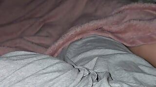 Step mom hand slip and pulled out step son dick from his panties touching his dick
