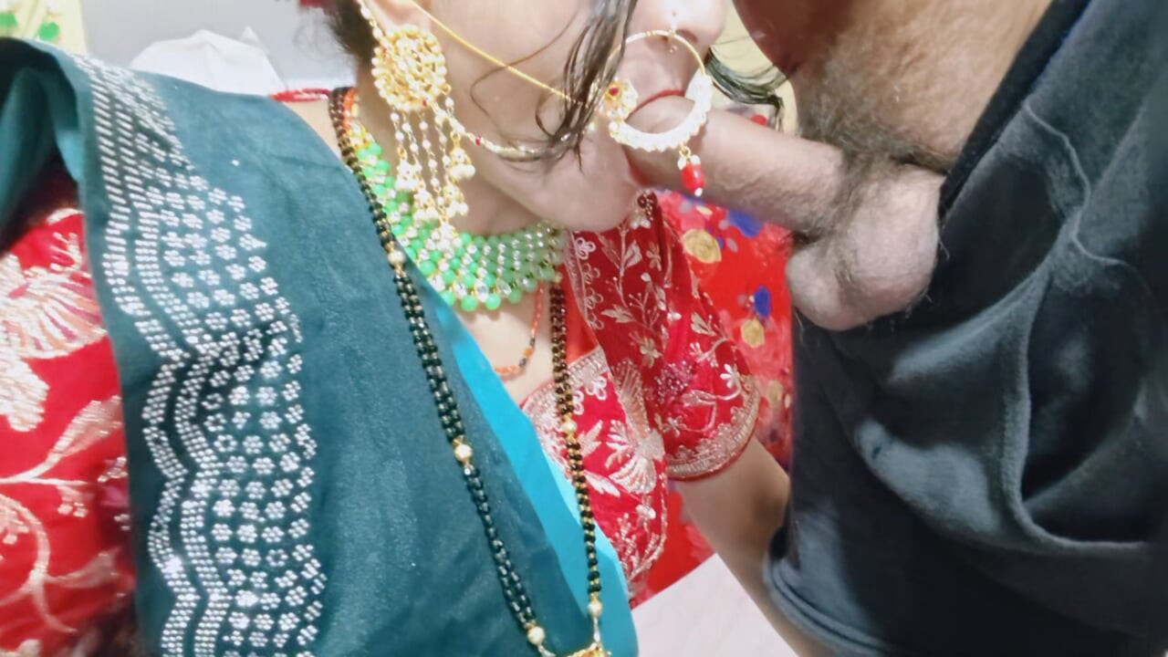 Dulhan wale getup me sauteli baben ne chudai raat ko clear hindi talk