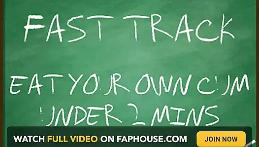 NUR AUDIO - Schluck dein eigenes sperma unter 2 minuten
