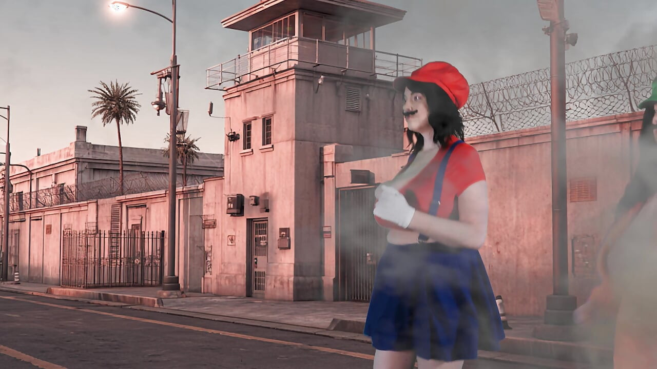 Mari-Hoes - adorável Lilith Cosplay