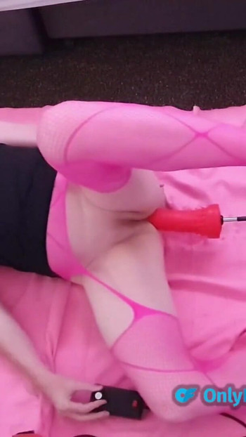 Spectacular moment from "Anal orgasms on the fucking machine for English MILF Lisa Essex"