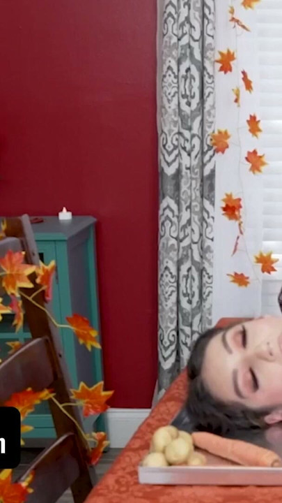 No Nut November Is Driving Step Dad Mad & He Decides To Stuff His Step Daughter For Thanksgiving | Clip 1