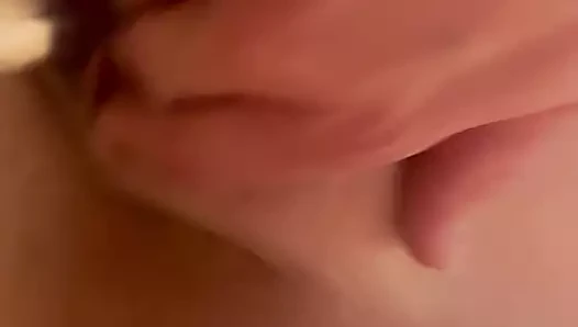 Housewife does it herself in the kitchen