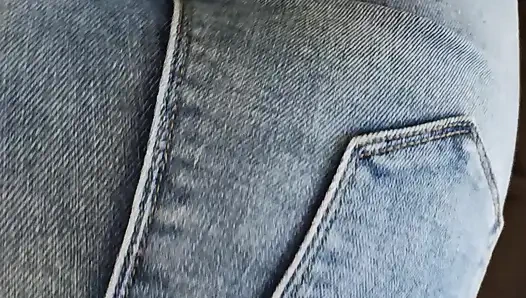 Close up Ass Massage and Pussy Fingering in Jeans