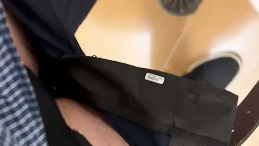 Ladies Room Piss & Pad Change in Panties
