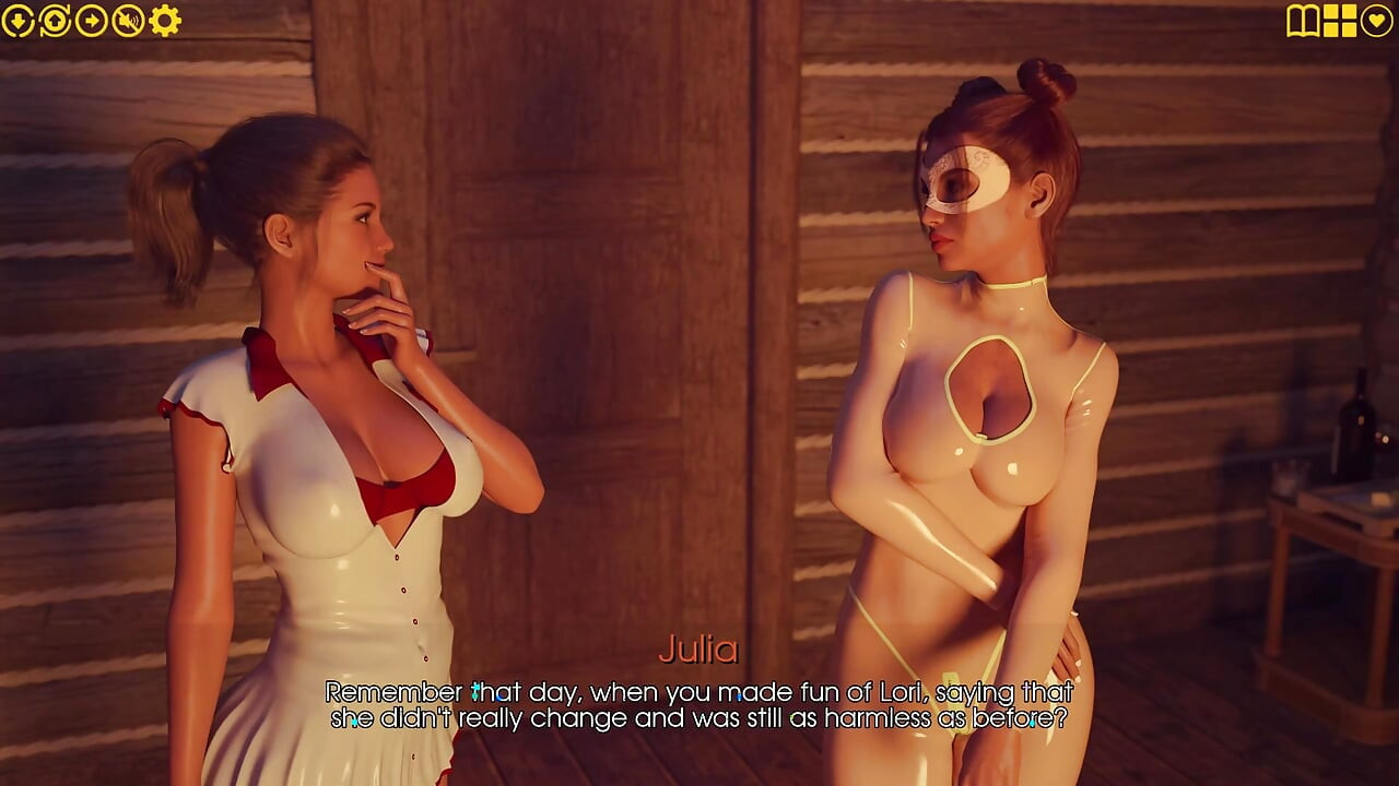 My Pleasure 28 - Julian's Halloween Fun with Julia & Daphne in Haunted House