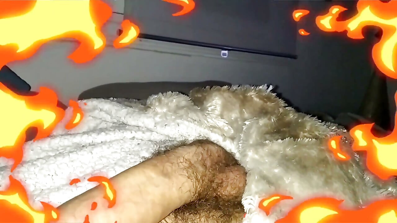 The Man's Huge Cock Is so Hot It Literally Burns!!
