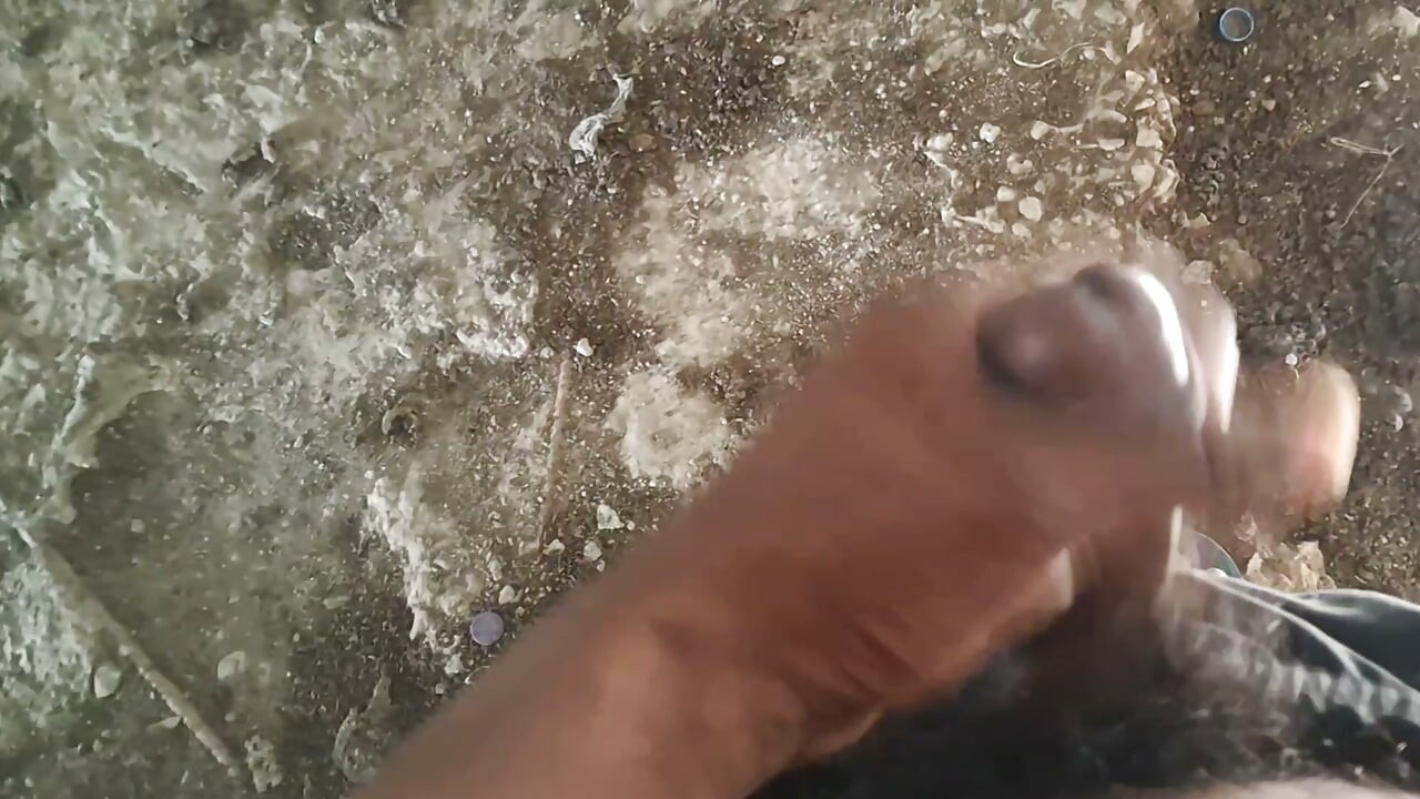 After shaking for half an hour, the stuff came out, desi Indian boy