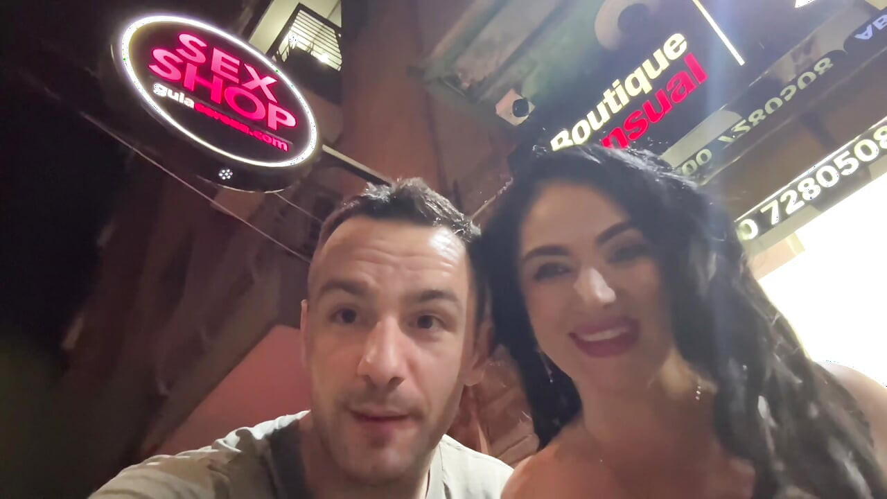 Mature Big Tits Cougar MILF Gets Double Creampied by Her Cub After Sex Shop Adventure